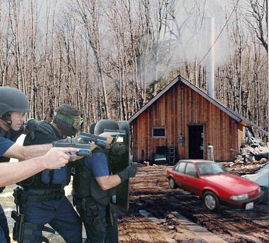 No matter how hot it got at his hidden mountain hideaway, RS managed to stay one step in front of the local SWAT team.